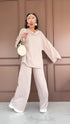 LARGE SIZE set "MANHATTAN" - LIGHT BEIGE